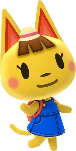 Animal Crossing Music, Yellow Kitten, Animal Crossing Cats, Yellow Kittens, Lazy Animals, Four Cats, Animal Crossing Wiki, Libra Birthday, Happy Home Designer