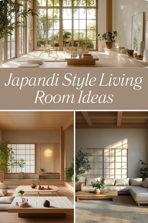 Create a serene Japandi living room with minimalist decor and natural textures. #JapandiStyle #MinimalistLiving #CozyHome Japandi Interiors Moodboard, Japanese Minimalist Living Room, Japandi Interior Design Living Room, Japandi Interiors Living Room, Japan Living Room, Japanese Minimalist Home, Style Living Room Ideas, Japandi Style Living Room, Japandi Apartment