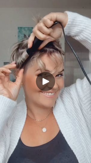 30K views · 687 reactions | How to wave short hair with a flat iron- one of my favorite tools is a 1cm wide mini flat iron- 
My go to heat tool for cute styles on short hair | Salirasa | Alex Blue · Brighter Because Of You Styles On Short Hair, Wave Short Hair, Short Hair Waves, How To Curl Short Hair, Cute Styles, Flat Iron Hair Styles, Celebrity Hair Stylist, Short Hair Cuts For Women, Flat Iron