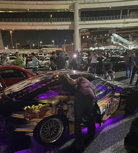 Japan Car Meet Aesthetic, Japan Night Life, Tokyo Car Meet, Tokyo Drift Aesthetic, Tokyo Night Aesthetic, Tokyo Night Life, Tokyo Lifestyle, Drift Aesthetic, Tokyo Motorcycle