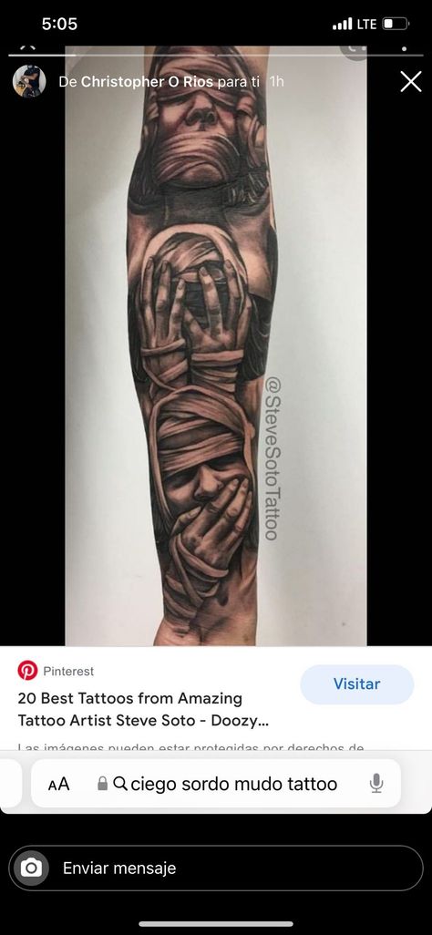 Steve Soto, Natur Tattoo Arm, Evil Tattoo, Gangsta Tattoos, Evil Tattoos, Money Tattoo, Forarm Tattoos, Omerta Tattoo, Scary Tattoos