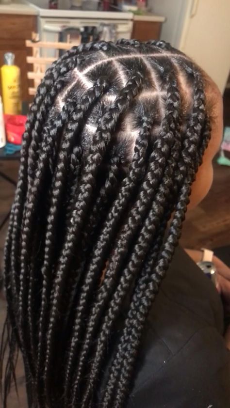 Medium Knotless Box Braids [Video] | Big box braids hairstyles, Box braids hairstyles for black women, Box braids medium length Knotless Box Braids Medium Length, Box Braids Medium Length, Knotless Box Braids Medium, Braids Hairstyles Box Braids, Braids Medium Length, Medium Knotless Box Braids, Box Braids Medium, Braids Medium, Medium Knotless