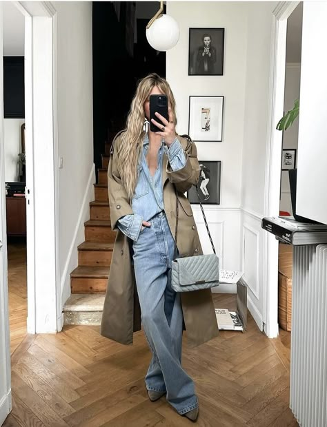 Paris Mode, Autumn Fits, All Jeans, Looks Street Style, Mode Inspo, 가을 패션, Outfit Inspo Fall, The Mirror, Fall Winter Outfits