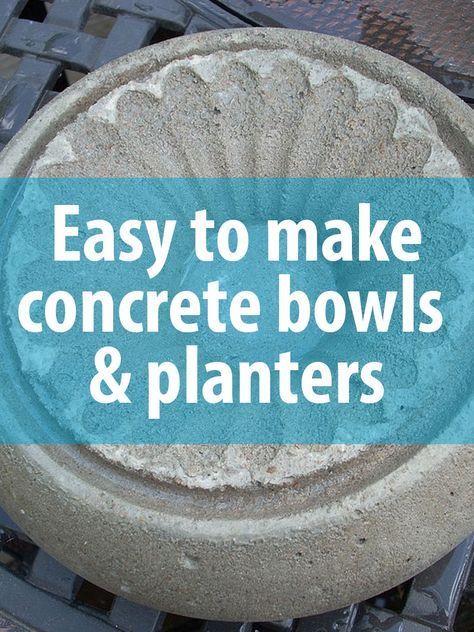 Diy Cement Planters, Concrete Leaves, Cement Flower Pots, Diy Concrete Planters, Cement Garden, Concrete Bowl, Cement Diy, Concrete Diy Projects, Cement Planters