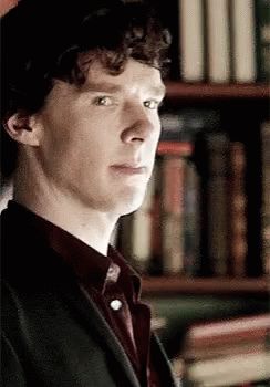 Benedict Cumberbatch Sherlock GIF - BenedictCumberbatch Sherlock Sherlocked - Discover & Share GIFs Sherlock Gif, Danny Ocean, Sherlock Series, Sherlock Cumberbatch, Rupert Graves, Benedict Sherlock, Mrs Hudson, Sherlock 3, Sherlock Fandom