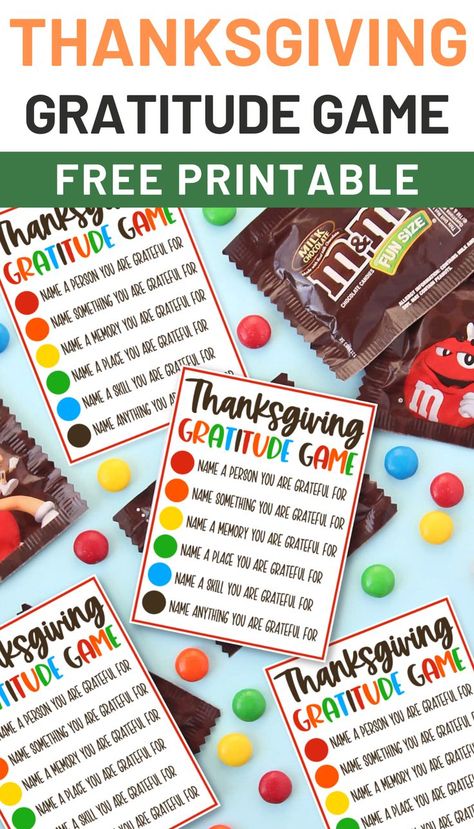 It’s time for some family fun with this Thanksgiving Gratitude Game. Gather the family around and share what you’re thankful for while enjoying a little treat! Thanksgiving M&M game. Printable Thanksgiving games. Games to play on Thanksgiving. Gratitude Game, Thankful Activities, Thanksgiving Family Games, Family Friendly Games, Activity Day Girls, Thanksgiving Gratitude, Gratitude Activities, M&m Game, Fall Games