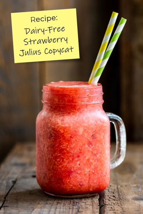 Wine Slushie Recipe, Slushie Recipe, Wine Slushie, Healthy Entrees, Pea Protein Powder, Orange Julius, Fruity Drinks, Frozen Cherries, Strawberry Smoothie