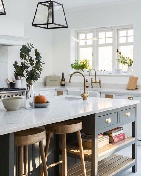 Beautiful kitchen ideas from the Shaker Kitchen Company Prep Sink, Kitchen Company, All White Kitchen, Shaker Kitchen, Beautiful Kitchens, Interior Design Kitchen, Dream Kitchen, White Kitchen, A Kitchen