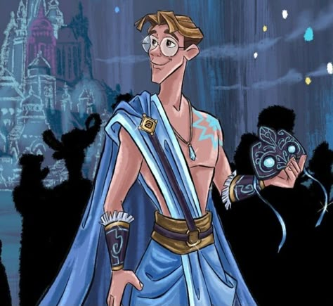 Milo Disney, Milo And Kida, Atlantis Crystal, Kida Disney, Disney Designer Collection, Milo Thatch, Disney Atlantis, Jim Varney, Kida Atlantis