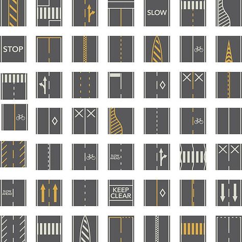 Minecraft Roads, Markings Design, Overhead Perspective, Skyscraper Model, Cars Preschool, Parking Lot Striping, Road Drawing, Paper Models House, Cladding Texture