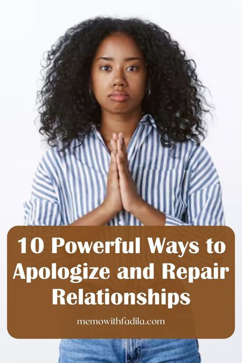 How to Apologize to People in 10 Effective Ways How To Write An Apology, Ways To Apologize, Genuine Apology, Ways To Heal, Making Amends, Healing Relationships, Self Absorbed, Asking For Forgiveness, Making Excuses