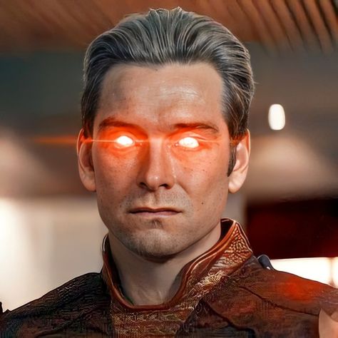 A icon from Homelander upscaled Homelander Laser Eyes, Homelander Gif, Homelander Aesthetic, Homelander Pfp, Homelander Icon, The Homelander, Sigma Icon, Anthony Starr, Ben Affleck Batman