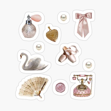 Pink Vintage Stickers, Pink Stickers Aesthetic Printable, Pink Printable Stickers, Pink Aesthetic Stickers, Soft Stickers, Pink Aesthetic Collage, Soft Sticker, Soft Pink Aesthetic, Pretty Stickers