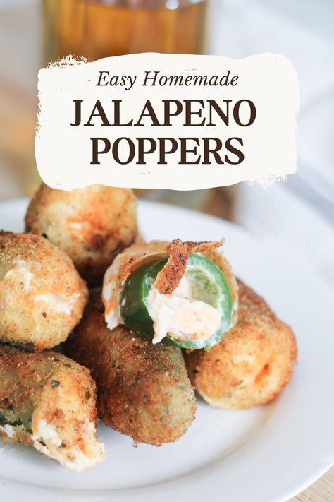 Homemade Cream Cheese Jalapeno Poppers Recipe - The Olive Blogger Homemade Jalapeno Poppers, Cream Cheese Jalapeno, Cream Cheese Jalapeno Poppers, Jalapeno Poppers Recipe, Homemade Cream Cheese, Jalapeno Popper Recipes, Family Supper, Poppers Recipe, Jalapeno Cheese