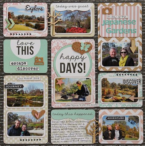 Pocket Page Scrapbooking, Travel Scrapbook Pages, Project Life Scrapbook, Project Life Album, Travel Project, Pocket Pages, Project Life Layouts, Travel Album, Vacation Scrapbook