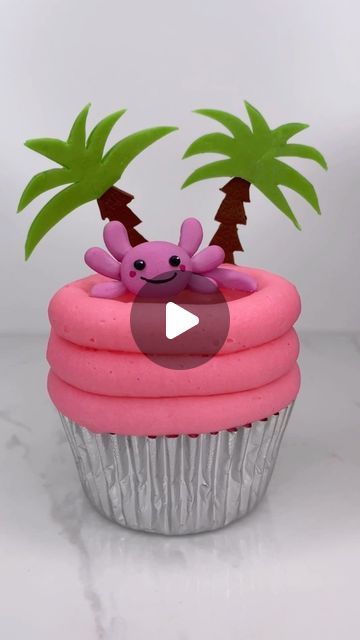 Rachel Lindsay on Instagram: "Did you ever see an AXOLOTL? 💗 . . I’m bringing back the jelly cupcake 💁🏼‍♀️🧁 would you eat the toppers?  . . #cupcakes #cupcakestagram #cupcakeart #cupcakedecorating #cupcakedesign #cakedbyrach #axolotl #axolotlsofinstagram #reels" Axolotl Cupcakes, Axolotl Party, Toppers Cupcakes, Rachel Lindsay, Cupcake Art, Cupcakes Decoration, Bring Back, Jelly, Cupcake