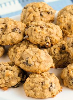 Applesauce Oatmeal Cookies, Applesauce Cookies Recipes, Sugar Free Oatmeal Cookies, Applesauce Oatmeal, Oatmeal Applesauce Cookies, Raisin Cookie Recipe, Sugar Free Oatmeal, Applesauce Cookies, Peanut Butter Oatmeal Chocolate Chip