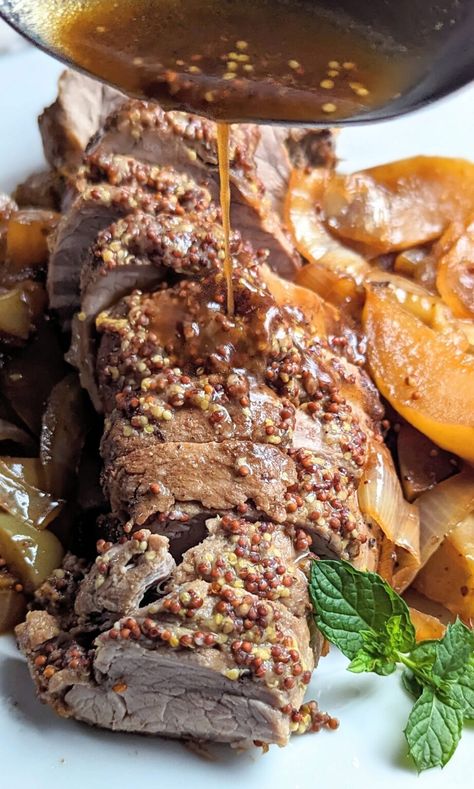 Low Sodium Pork Tenderloin Recipe - Low So Recipes Low Sodium Pork Loin Recipes, Heart Healthy Pork Tenderloin Recipes, Low Sodium Pork Recipes, Low Sodium Turkey Recipes, Low Sodium Pork Tenderloin Recipes, Low Sodium Beef Recipes, Dutch Oven Pork Tenderloin, Oven Pork Tenderloin, Low Salt Dinners