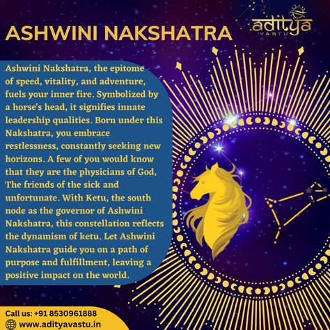 Welcome to the world of Vedic Astrology! Today, we are introducing you to the Ashwini Nakshatra - a powerful, auspicious and highly beneficial asterism. Web:- www.adityavastu.in Email:- info@adityavastu.in Contact No. :+918530961888 #AdityaVastu #Vastu #VastuShastra #VastuExpert #VastuConsultant #AshwiniNakshtra #DivinePhysicians #Auspicious #Successful #GoodFortune #Contentment #Healing #Education #Protection #SpiritualGrowth Vishakha Nakshatra, Ashwini Nakshatra, Sagittarius Sun, Astrology Today, Vastu Shastra, Leadership Qualities, Vedic Astrology, Welcome To The World, Good Fortune