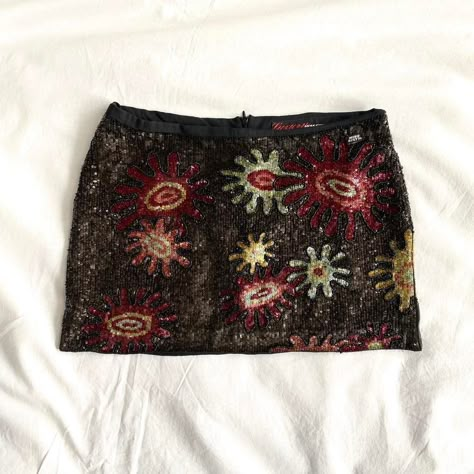 Fun Mini Skirts, Depop Clothes, Ibiza Outfits, Sequin Mini Skirts, Miss Sixty, Asymmetrical Neckline, Dream Clothes, Spring Summer Outfits, Fashion Killa