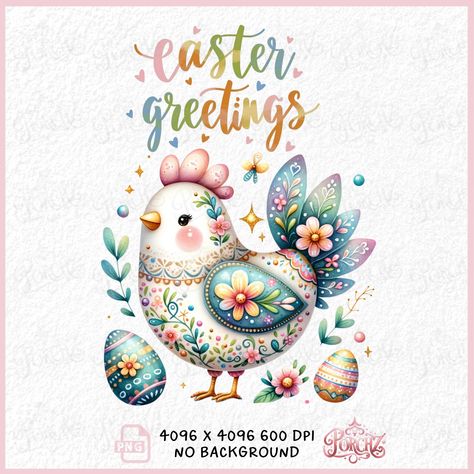 Happy Easter Clipart, Hen Art, Easter Chickens, Ceramic Easter, Life On The Farm, Ceramic Chicken, Easter Chicken, Custom Easter, Easter Clipart