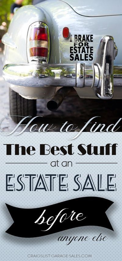 Where to Find THE BEST stuff at an Estate Sale BEFORE anyone else does. Estate Sale Tips, Estate Sale Organization, Estate Sale Planning, Yard Sale Hacks, Estate Sale Signs, Garage Sale Tips, Contemporary Recliners, Vintage Thrift Stores, Reselling Business