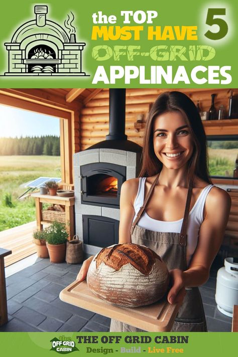 Top 5 off grid appliances Best Off Grid Appliances, Remote Living Off The Grid, Off Grid Appliances, Off Grid Kitchen, Living Off Grid, Grid Ideas, Off Grid Survival, Living Off The Grid, Mice Repellent