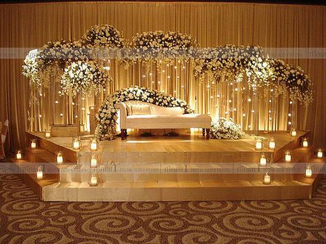 Stage Designs For Wedding, Indian Reception Backdrop Wedding Stage, Pastel Stage Decor, Floral Stage Decoration, Stage Wedding Decor, Stage Decorations Wedding, Indian Wedding Decorations Receptions, Stage Wedding, Reception Stage