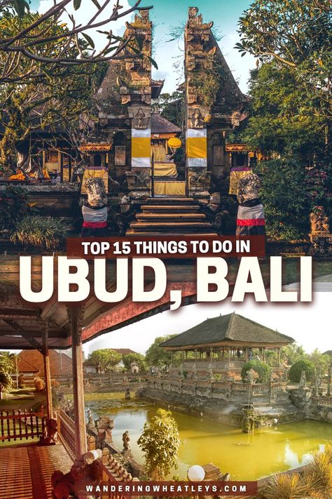 15 Best Things to do in Ubud Bali | Indonesia travel | things to do in Bali | things to do in Indonesia | Bali travel | Ubud travel tips | places in Bali | activities in Ubud | attractions in Ubud | activities in Bali | attractions in Bali | things to do outdoors in Bali | places in Ubud | Bali things to do | what to eat in Ubud | markets in Ubud | Ubud sightseeing spots | sights in Ubud | temples in Ubud | festivals in Ubud | rice terraces in Bali | #Ubud #Bali #Indonesia #Balitravel #Asia Ubud Bali Itinerary, Things To Do In Ubud Bali, Bali Excursions, Bali Attractions, Bali Places, Bali 2023, Asia Vacation, Bali Activities, Bali Map