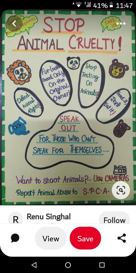 Conservation Of Animals Poster, Saving Animals Poster, Poster On Endangered Animals, Save The Tiger Poster Ideas, Poster Handmade Ideas, Wildlife Conservation Poster Drawing, Animal Conservation Poster, Save The Animals Activities, Wildlife Posters Ideas