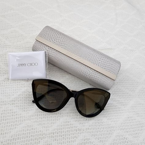 Jimmy Choo Vick Women's Sunglasses. New. M Black Sunglasses, Women's Sunglasses, New T, Jimmy Choo, New Color, Sunglasses Accessories, Sunglasses Women, Women Accessories, Sunglasses