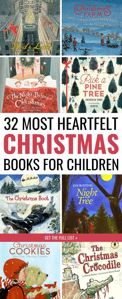 *Awesome* list of the best Christmas books for kids! One of the most powerful holiday traditions you can start is to read aloud Christmas stories as a family. This book list gives you the best classic Christmas stories, heartwarming children's Christmas books, funny Christmas books, and other winter holiday books. Works great as a book Advent calendar in December! #christmastraditions #adventcalendar #christmasbooks #familytradition #holidays #christmas #advent #kidsbooks Best Christmas Books, Christmas Books For Kids, Christmas Stories, Holiday Lessons, Books For Children, Books For Kids, Childrens Christmas, Holiday Books, Christmas Books