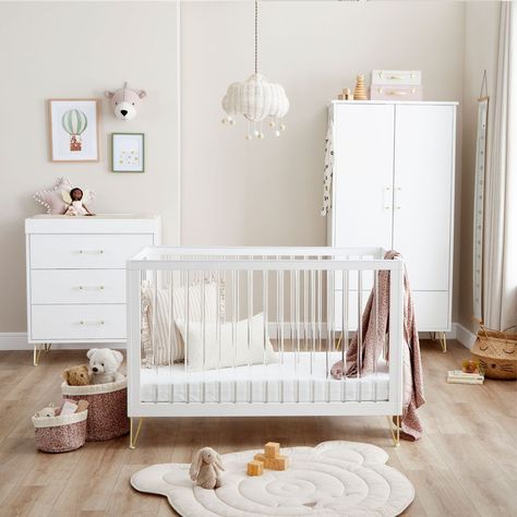 🖤 BLACK FRIDAY DEAL 🖤⁠ ⁠ An exquisite combination of contemporary style, modern acrylic, and retro hairpin legs all blend seamlessly to provide a striking fashion statement in this Babymore Kimi Acrylic 3-piece Nursery Room Set.⁠ ⁠ The stunning Kimi Acrylic 3-piece bundle is only £749, down from £949. ⁠ ⁠ This Room Set includes:⁠ ⁠ 1 x Babymore Kimi Acrylic 2-in-1 Cot Bed (0-4yrs)⁠ 1 x Babymore Kimi Acrylic Nursery Chest Changer⁠ 1 x Babymore Kimi Acrylic Nursery Wardrobe⁠ ⁠ Grab a deal while... Acrylic Wardrobe, Acrylic Nursery, Traditional Chest Of Drawers, Nursery Wardrobe, Baby Furniture Sets, Cot Mattress, Cot Bed, Adjustable Mattress, Nursery Furniture Sets