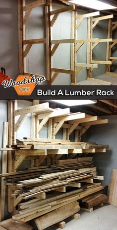 Lumber Rack, Workbench Plans, Woodworking Patterns, Woodworking Workbench, Easy Wood Projects, Learn Woodworking, Diy Holz, Woodworking Workshop, Popular Woodworking