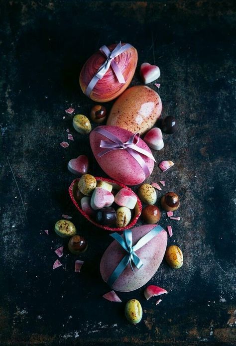 Linda Lomelino, Chocolate Bonbons Recipe, Easter Poster Design, Bon Bons Recipe, Food Photography Composition, Easter Poster, Easter Photography, Easter Sweets, Easter 2023