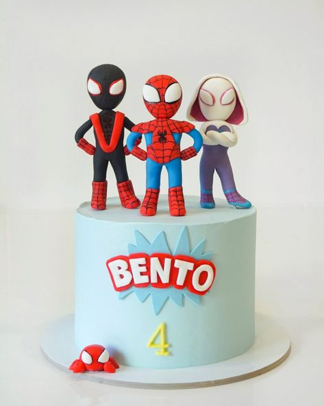 Spidey Amazing Friends Cake, Spidy Birthday Theme, Spiderman And Friends Cake, Spidy Cake Birthday Boys, Spidey And Friends Birthday Cake, Spidey Cake Ideas, Spidey Birthday Cake, Spidey And His Amazing Friends Cake, Spidey And Friends Cake