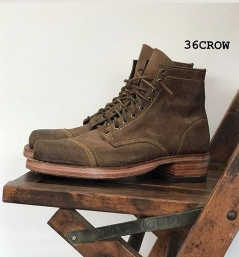 Rugged Fashion, Old Boots, Boot Shoe, Men Closet, Casual Footwear, Rugged Style, Working Class, Vintage Boots, Leather Shoes Men