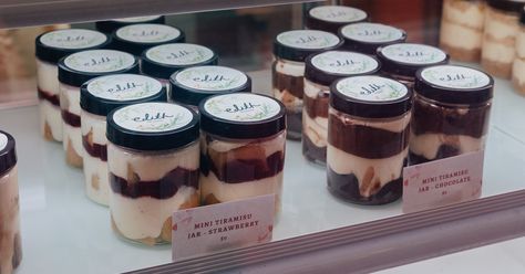 Our Takashimaya exclusive Mini Tiramisu Jars on display! Mini Tiramisu, On Display, Tiramisu