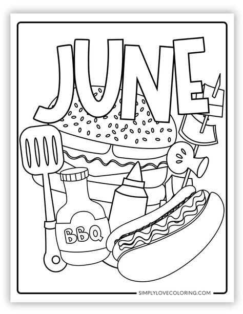 Free June coloring pages are great for educational activities for kids, crafts, road trips, and more. Celebrate this summer with June coloring pages Preschool June Activities, June Coloring Pages Free Printable, June Coloring Pages, Summer Coloring Pages Free Printable, Travel Coloring Pages, Free Summer Coloring Pages, Summer Coloring Pages For Kids, Coloring Pages Summer, Summer Coloring Sheets