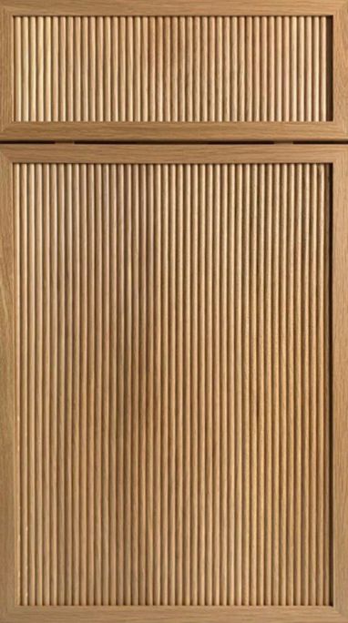 Full Overlay Cabinet Door Styles - Kountry Kraft Reeded Wood Cabinet, Carved Kitchen Cabinet Doors, Ribbed Cabinet Door, Wood Paneling Kitchen Cabinets, Tiled Cabinet Doors, Reeded Wood Kitchen Cabinets, Tambour Doors Kitchen, Ribbed Wood Cabinet, Kitchen Cabinet Door Profiles