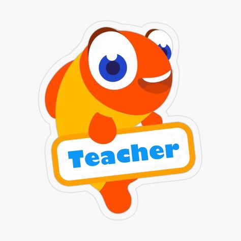 Palfish Logo, Teacher Logo Design, Teacher Logo, Online English Teacher, Esl English, Teaching English Online, Learning English For Kids, Esl Teachers, Plastic Stickers