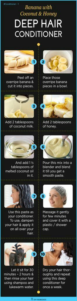 Deep Hair Conditioner, Natural Hair Conditioner, Hair Care Growth, Homemade Hair Products, Diy Hair Mask, Honey Hair, Super Hair, Diy Hair Care, Hair Remedies