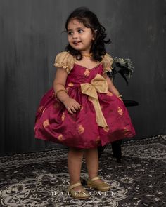 Traditional Dresses For Baby Girl, Pattu Frocks For Baby Girl, Traditional Frocks For Kids, Saree Frock Dresses For Kids, Baby Traditional Dress Indian, Traditional Frocks For Baby Girl, Baby Pattu Frocks Designs, Baby Pattu Pavadai Designs, Pattu Frocks For Kids