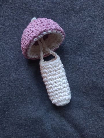 Multipurpose Mushroom Keychain Crochet Mushroom Holder Pattern Free, Crochet Keychain Pouch Pattern, Crochet Mushroom Chapstick Holder Pattern, Easy Crochet Chapstick Holder, Mushroom Bag Charm Crochet, Mushroom Keychain Crochet Pattern Free, Crochet Chapstick Holder Pattern Free Mushroom, Crocheted Mushroom Keychain, Mushroom Pouch Crochet Pattern