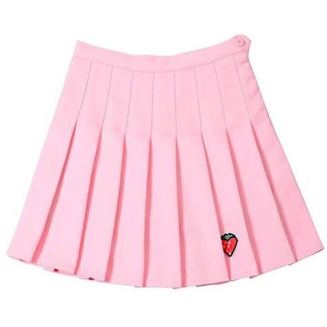 Strawberry Mini Skirt (72 BRL) ❤ liked on Polyvore featuring skirts, mini skirts, bottoms, short pink skirt, short mini skirts, short skirt, pink skirt and pink mini skirt Pink Skirt Short, Short Pink Skirt, Strawberry Skirt, E Girl Style, Trendy Tank Tops, Skirt Streetwear, Rok Mini, Y2k Summer Outfits, Skirts Short