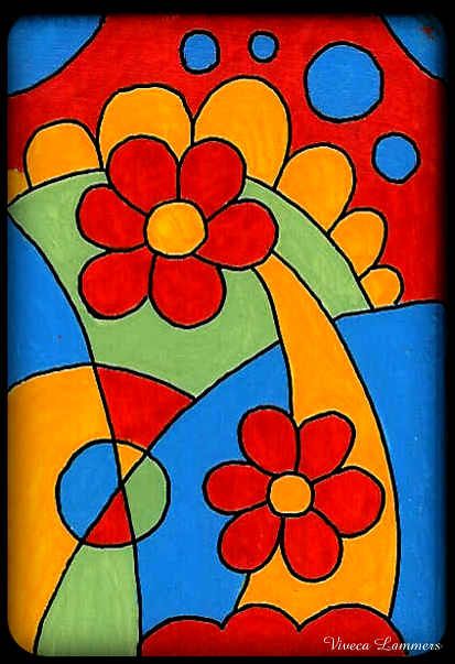 Abstract | lammersgallery.blogspot.se/ | Viveca Lammers | Flickr Abstract Drawings Colorful, Abstract Colorful Art, Britto Art, Soyut Sanat Tabloları, Art N Craft, Art Drawings For Kids, Elementary Art, Diy Canvas Art, Dots Art