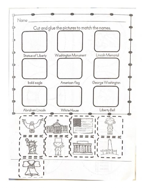 Social Studies Grade 1, America Worksheets Preschool, Kindergarden Worksheet Social Studies, 1st Grade Social Studies Worksheets, American History Worksheets, American Symbols First Grade, History Kindergarten, American Symbols Kindergarten, American Symbols Unit