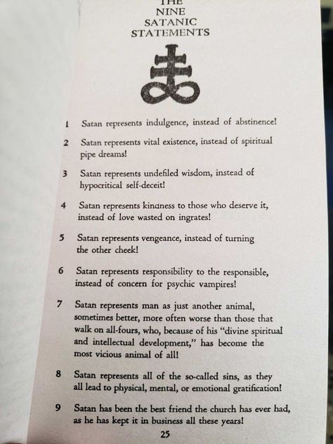 9 satanic statements Satanic Bible Quotes, Satanic Grimoire, Anton Lavey Quotes, Satanism Beliefs, Satanic Rules, Spiritual Satanism, Satanic Bible, Theistic Satanism, Laveyan Satanism