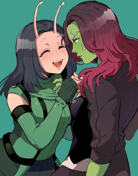 Guardians of the galaxy || Mantis & Gamora || Cr: 80085 Gardians Of The Galaxy Mantis, Gamora And Mantis, Mantis Marvel Art, Gamora Fanart, Mantis Guardians Of The Galaxy, Guardians Of The Galaxy Mantis, Gamora Comic, Mantis Marvel, Gamora Marvel