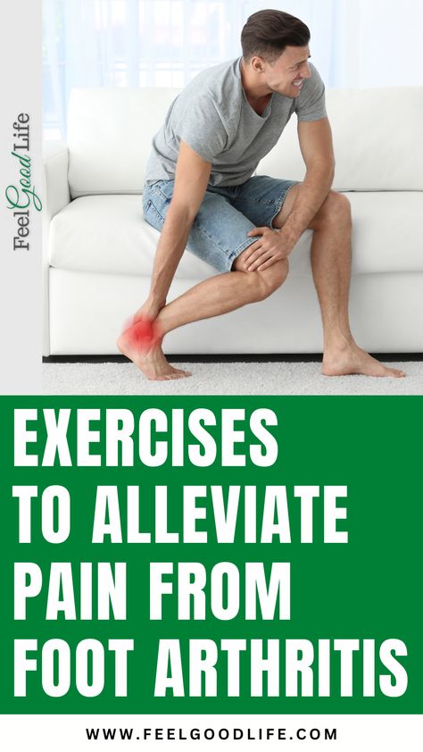 Alleviate foot arthritis pain with these targeted exercises. Designed to enhance flexibility, reduce stiffness, and strengthen foot muscles, this routine can help ease arthritis discomfort. Suitable for anyone seeking to manage arthritis symptoms through gentle, effective movements. Ready to find relief for your feet? Click for exercises tailored for foot arthritis pain. #FootArthritisRelief #PainManagement #FlexibilityExercises #ReduceStiffness #StrengthenFoot #ArthritisCare #GentleMovement Targeted Exercises, Rehab Exercises, Health Improvement, Arthritic Pain, Pain Relief Remedies, Foot Exercises, Improve Mobility, Exercises For Women, Wrist Pain